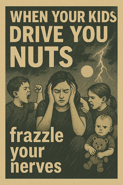 msi_press's tweet photo. When your #kids drive you nuts: A survival guide for #frazzled #parents 

post inspired by the #awardwinning #book by #FrankiBagdade: I Love My Kids, But I Don't Always Like Them

https://t.co/NfC8WK53k6

#parenting #neurodivergence #adhd #hyperactivity https://t.co/6vVQ2oyAOL