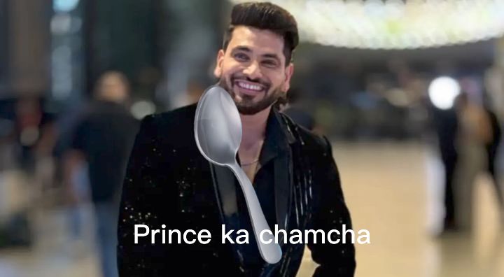 ShivLover00's tweet photo. Prince bhai ye karu 
Prince bhai wo karu
Prince bhai aapke jute saaf karu
Prince bhai sandas saaf karu
Iska game yahi hai chatna
Pehle sajid abb prince😂🤣

#Shivthakare #Princenarula
#Nikkitamboli #ElvishYadav 
#Elvisharmy #The50 #The50show
#ElvishYadav𓃵 #Elvisharmy𓃵 https://t.co/dDAayRUtR6