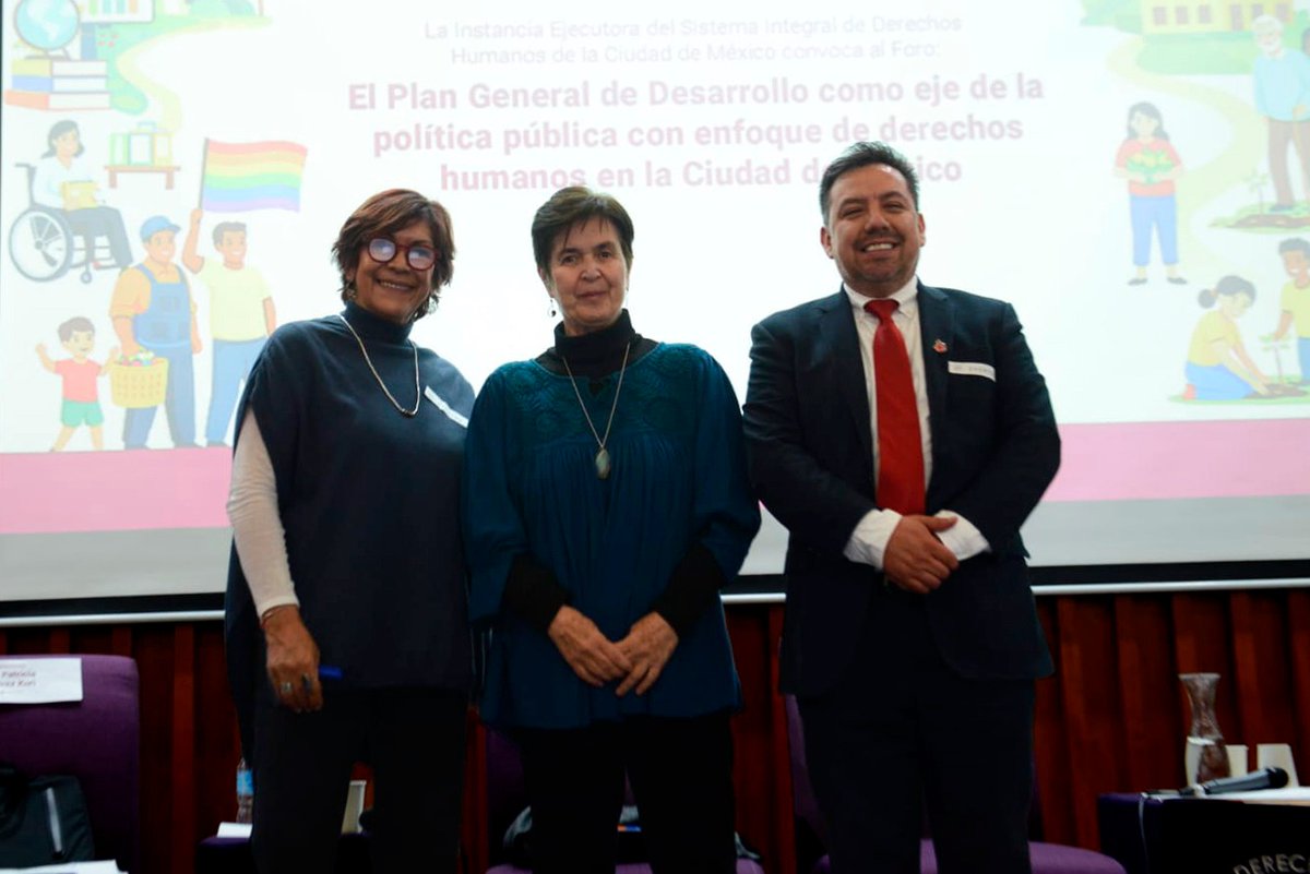En Foro "El Plan General de Desarrollo como eje de política pública con enfoque de #DDHH", Dolores González, titular de #CDHCM, resaltó importancia de escuchar voces para construir la ciudad que soñamos, con un marco de derechos para cerrar brechas con bienestar y justicia.