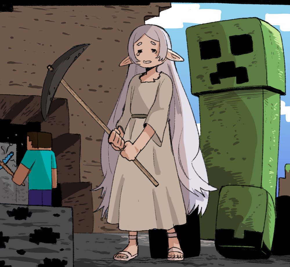 The funny elf does NOT yearn for the mines
#frieren