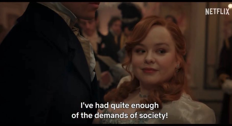 I don’t think this is her goodbye to Whistledown , I think she takes her voice back  ( from the Queen) and uses Whistledown to do something about Sophie. 

She looks proud af of herself and Colin looks like the guards are going to rush in any second