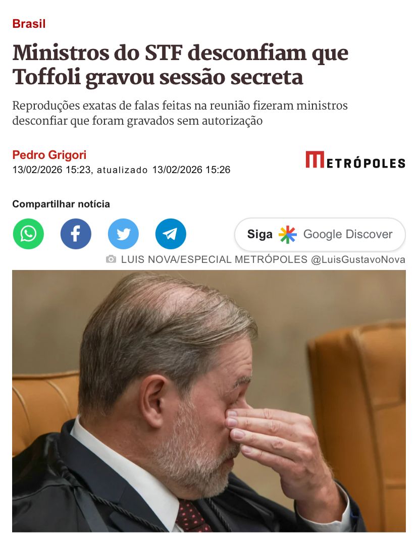 Harmonia demais por lá.