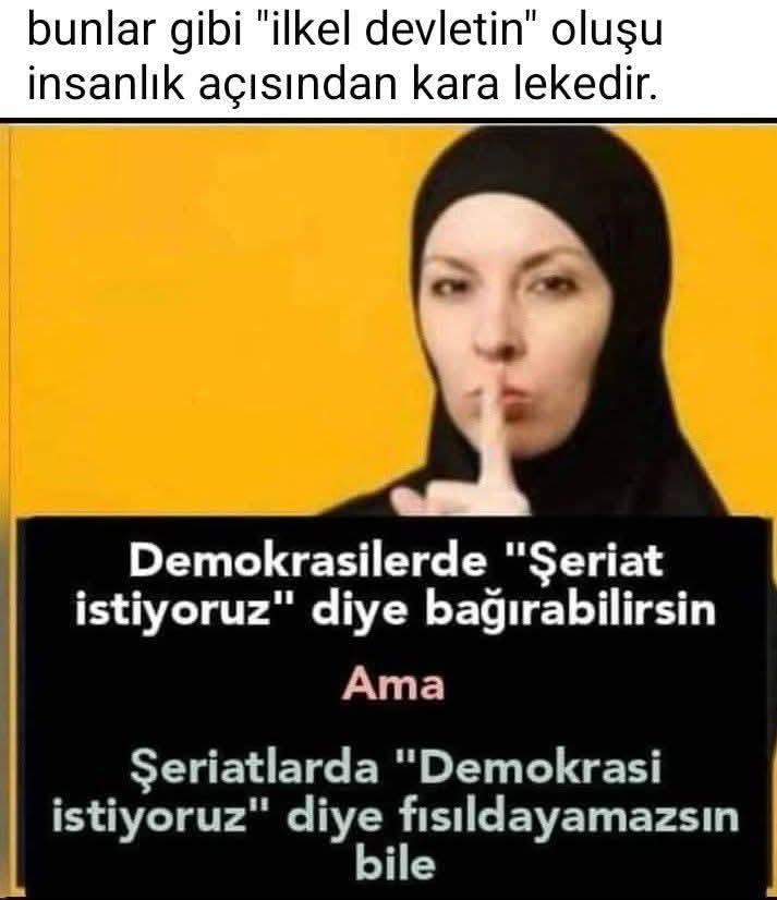 Demokrasi tramvay gibidir,istediğin durakta inersin.⁉️