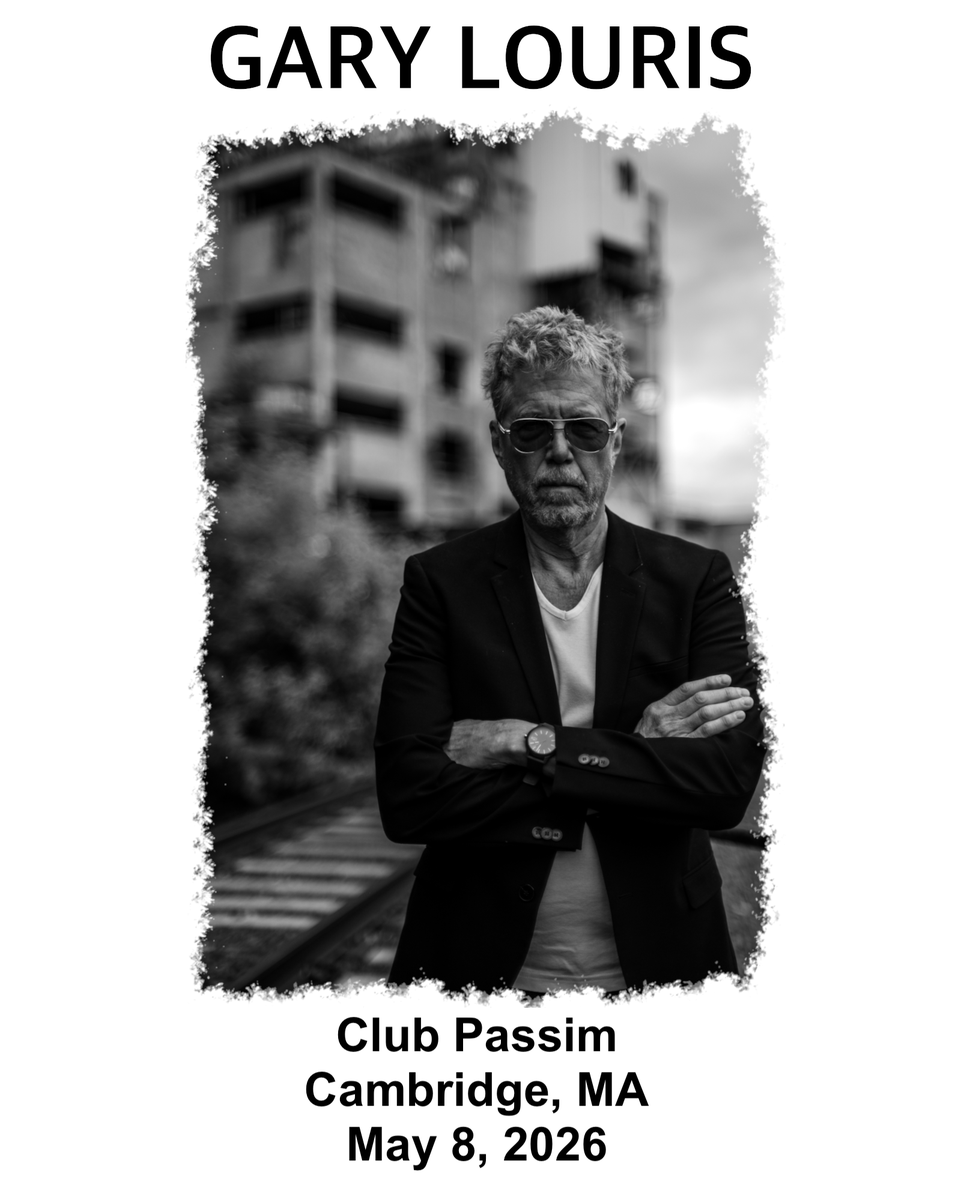 NEW SHOW
Gary will be returning to <a href="/clubpassim/">Club Passim</a> in Cambridge, MA for a solo show on May 8. Tickets go on sale on February 26 at noon ET. Member presale starts February 19 at noon ET.

Ticket link: bit.ly/4qx5JfW

Gary Louris tour dates: bit.ly/GLshows