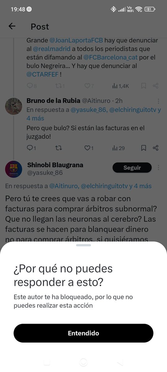 Aitinuro's tweet photo. @elchiringuitotv @yasuke_86 te habría contestado, pero claro... https://t.co/C6bdrH64EO