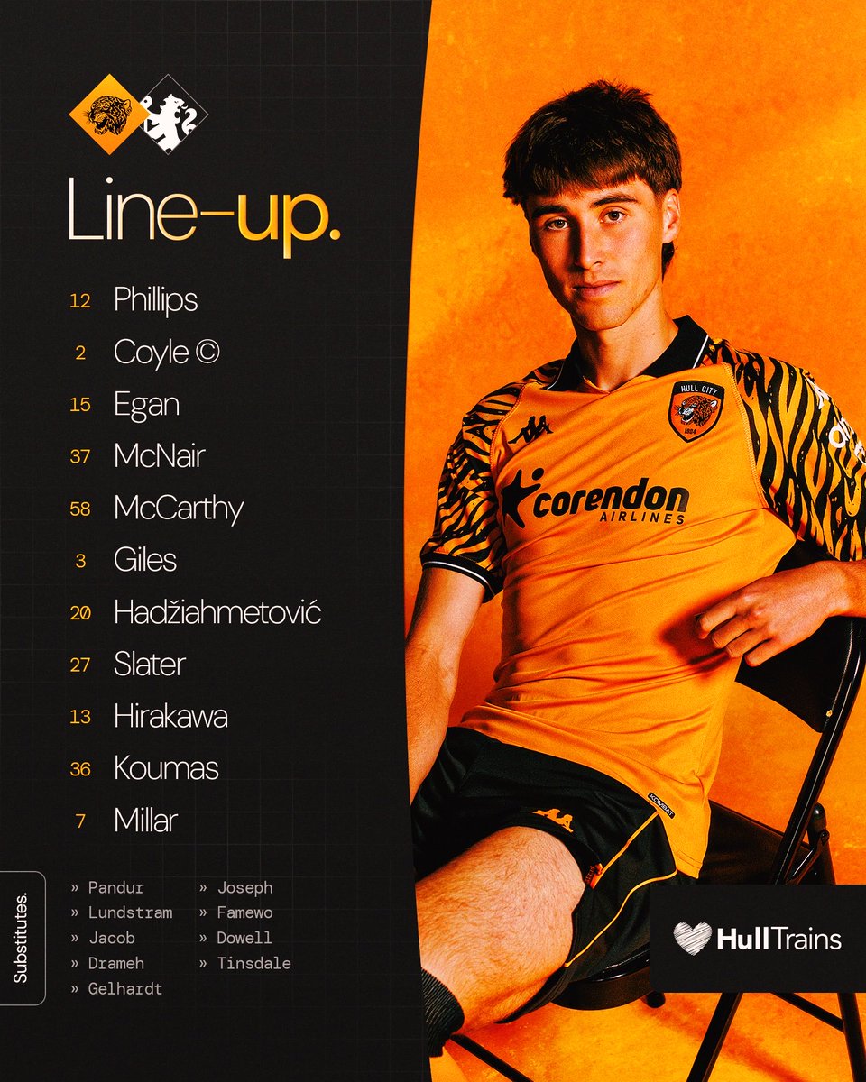 Yu Hirakawa 🇯🇵 is starting in his biggest match as a professional, as he is starting for Hull City vs. Chelsea in the 4th round in the English FA Cup 🏴󠁧󠁢󠁥󠁮󠁧󠁿.

Will he be able to deliver an impact tonight?