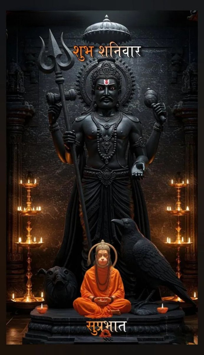 Good Morning X NATION 💖 🤝💫
°
°
°
🚩 शनि देव कर्मों के न्यायाधीश हैं, जो हर व्यक्ति को उसके कर्मों के अनुसार फल देते हैं।
उनकी कृपा से जीवन में धैर्य, अनुशासन और सफलता का मार्ग प्रशस्त होता है। 🙏