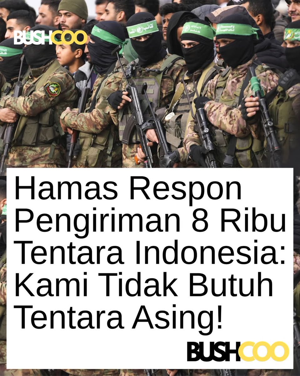 HAMAS gak butuh antek antek asing