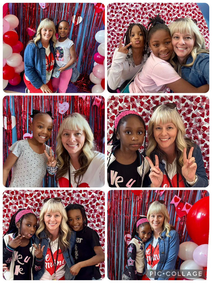 MrsAndersonTCS's tweet photo. I had the best time with the cutest Valentines at the Valentine dance today! 💕 
#TCSLove 
@oakdaleelement @TCSBoardofEd https://t.co/paT4faat9N