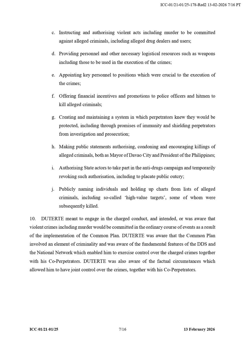 ICC names Co-Perpetrators including Bong Go and Bato dela Rosa.