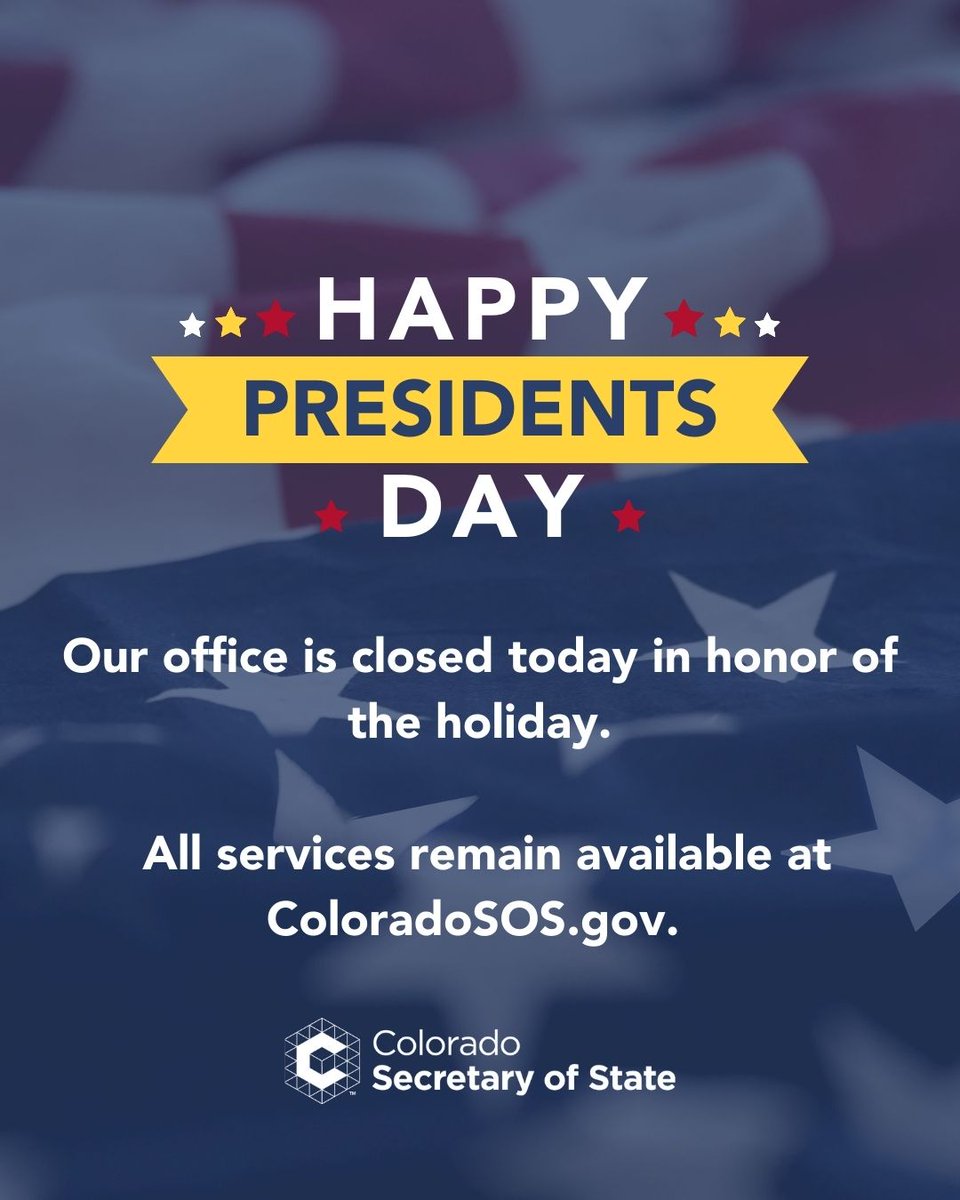 Colorado Secretary of State's Office tweet media