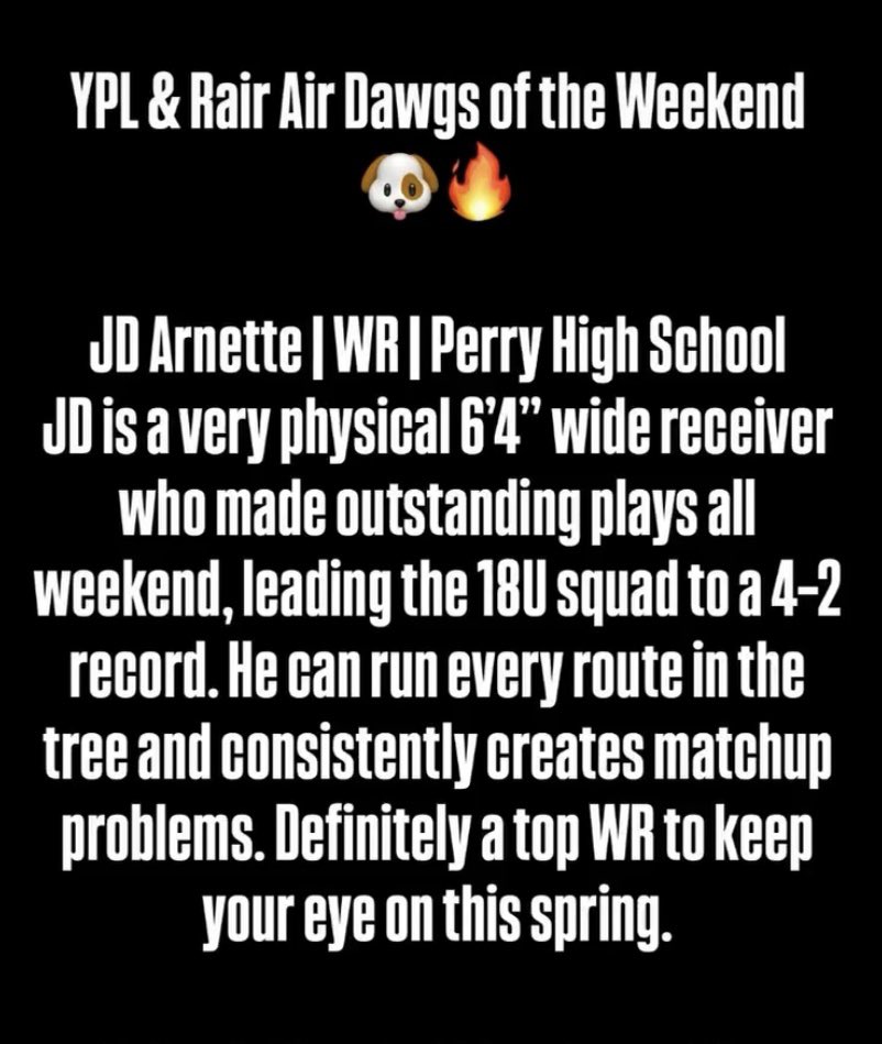 JD Arnette tweet media