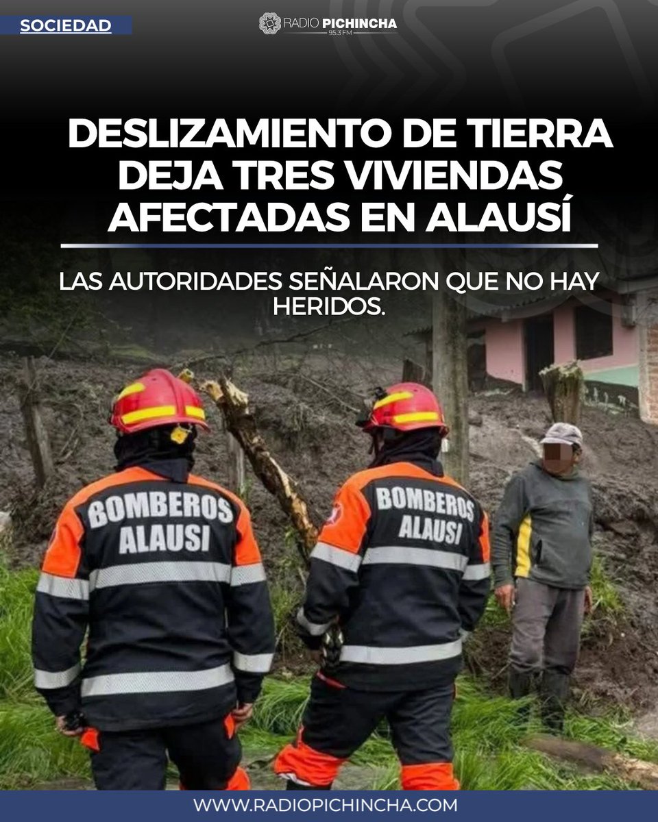 👥#SOCIEDAD | Un deslizamiento de tierra se registró en la parroquia Sevilla, en el cantón Alausí, en la provincia de Chimborazo, este viernes 13 de febrero de 2026.
Los detalles ⬇
radiopichincha.com/deslizamiento-…