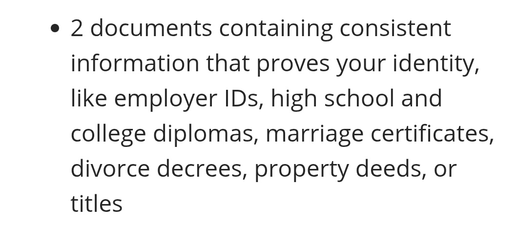 Hey Bar <a href="/BarackObama/">Barack Obama</a> 
You know what you need to sign up for the disaster that is called ObamaCare?

The following

Is that Jim Crowish <a href="/SenSchumer/">Chuck Schumer</a>??

<a href="/SenSchumer/">Chuck Schumer</a>
#PassTheSaveAct
#SaveAct