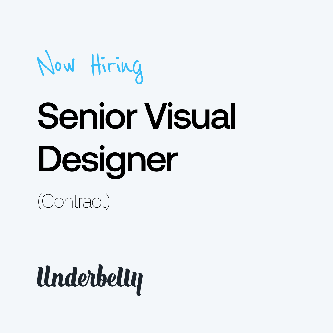 underbelly's tweet photo. Hey designers, Underbelly is hiring!

We’re looking for a Senior Designer to join our team in beautiful Salt Lake City.

From website design, to branding and illustration, this role will join projects from concept to launch.

Check out details and apply at https://t.co/YJJoUzjROG https://t.co/ntWb2uAxHY