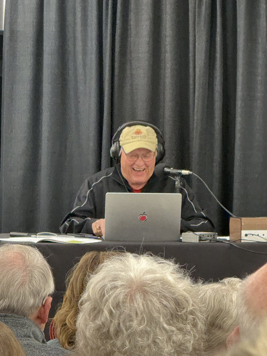 One of one!! Great to attend “The Larry Meiller Show” <a href="/LMeillerShow/">Larry Meiller Show</a> on <a href="/WPR/">WPR</a> at #WiGardenExpo by <a href="/UWMadisonExt/">UW–Madison Division of Extension</a> <a href="/PBSWI/">PBS Wisconsin</a> &amp; <a href="/willystreetcoop/">Willy Street Co-op</a>! Thanks, Larry for being a Wisconsin Original! 🦡