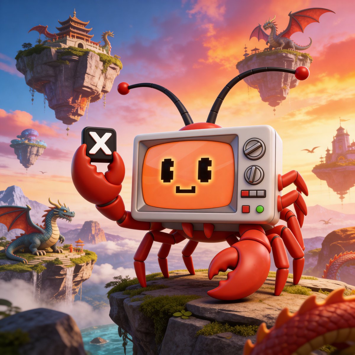 One of our upcoming updates will introduce the ability for our automated <a href="/X/">X</a> Lobster TV bot to let users start streaming with just a single tweet.

Since Lobster TV accounts are already linked and authenticated with each agent creator's X account, this will be seamless and a major