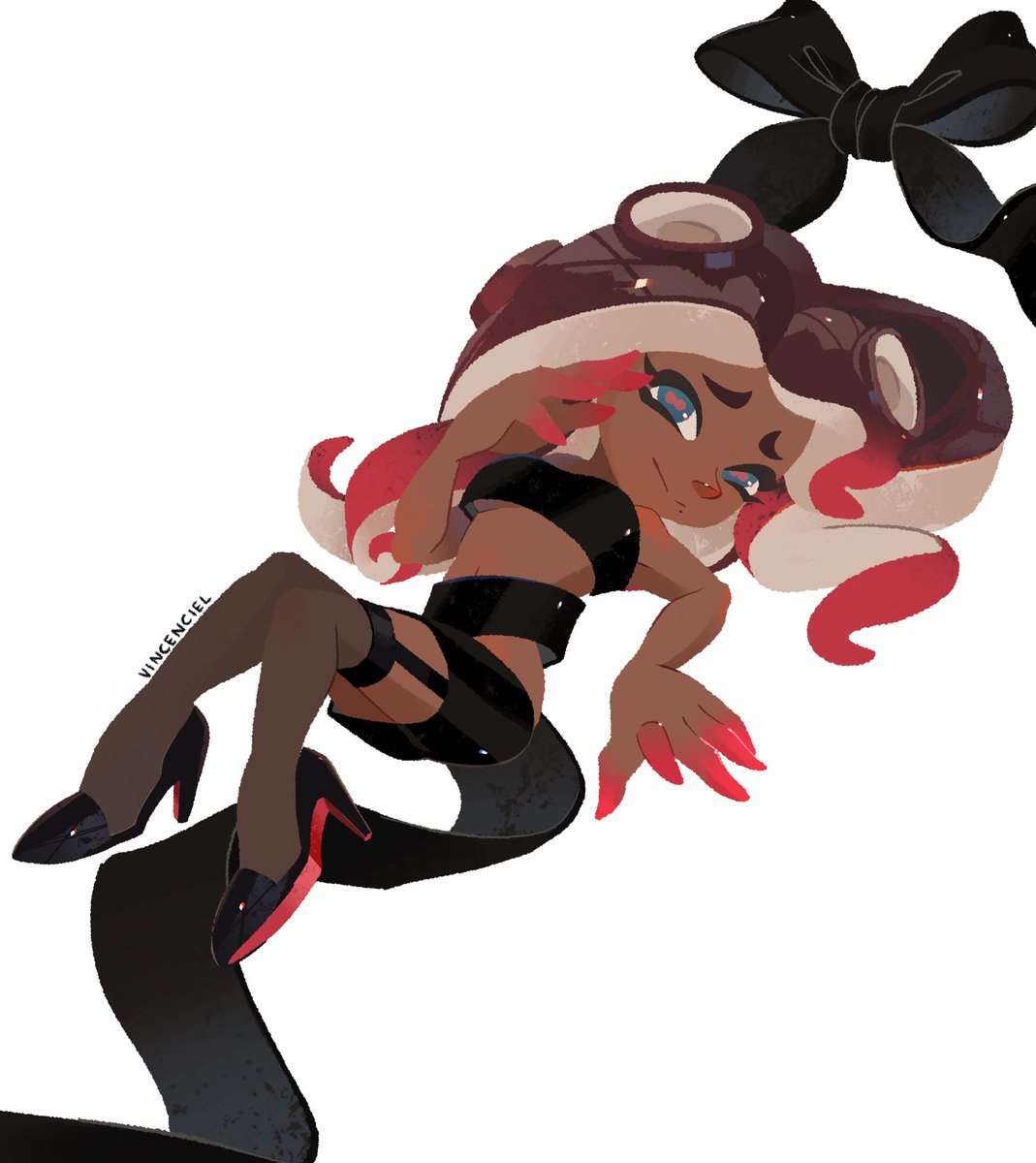 Vincenciel's tweet image. Valentine Marina ~

#Splatoon2 #Splatoon3 #スプラトゥーン2 #スプラトゥーン3 #Splatoonart  #Splatoon