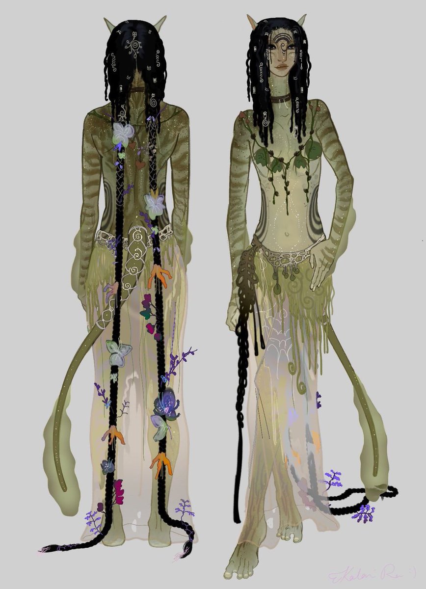 mirandacienfueg's tweet photo. How I picture wetland Na’vi Clans https://t.co/IcWeN6lNih