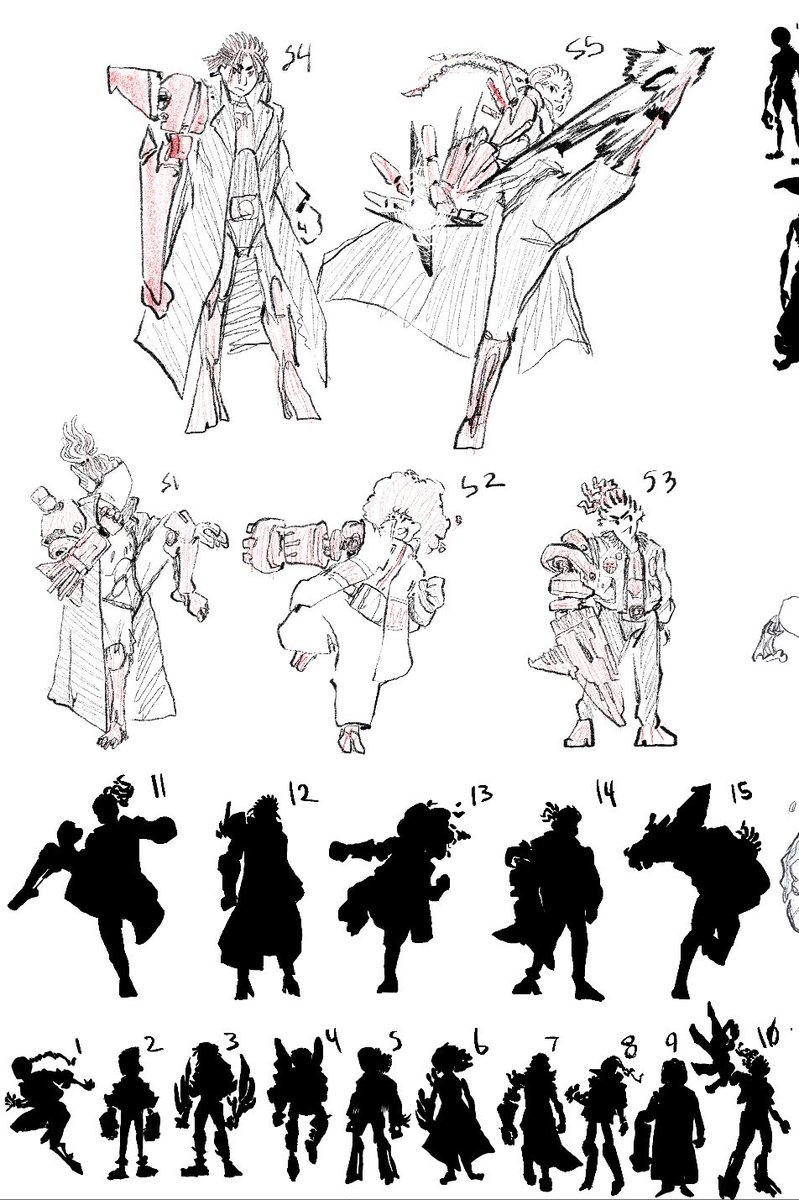 Mortis_IV's tweet photo. Silhouettes and sketches https://t.co/ifYi6BdvLk