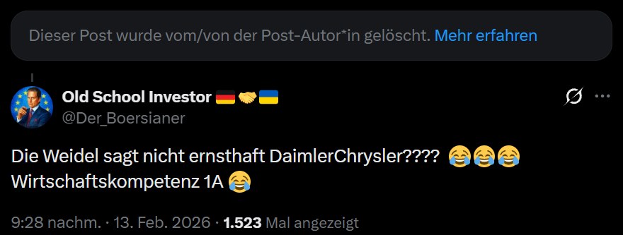 Ich hab die AfD besiegt.