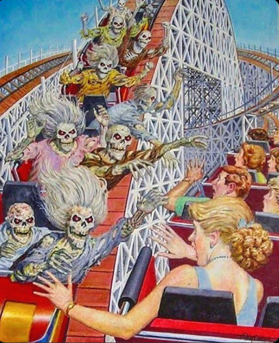 los fans de MCR encontrandose en la salida con los fans del Malilla