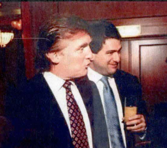 Here's a photo of Donald Trump and Leon Black, the Epstein rapist who bought the LifeTouch school photo company. This pic was taken in Russia in 1996, during the time when Trump and Epstein were best friends and the same year Maria Farmer reported them to the FBI.