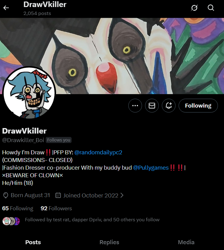 randomdailypc2's tweet photo. duuude @Drawkiller_Boi is so close to 100 followers 👀👀👀👀👀 #helpthemout #plz https://t.co/EwqPq1I9Eo