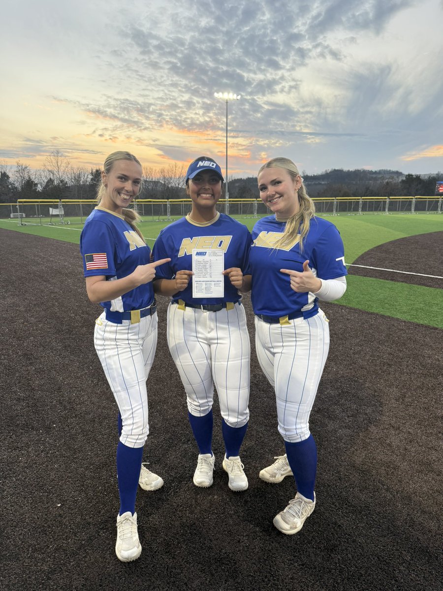 The lineup is set! ✅ 
GO GO NEO ⚔️🥎