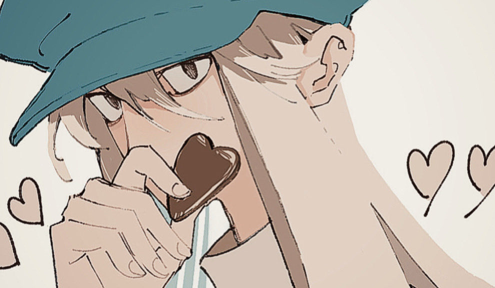 🍫と🧢
去年のです