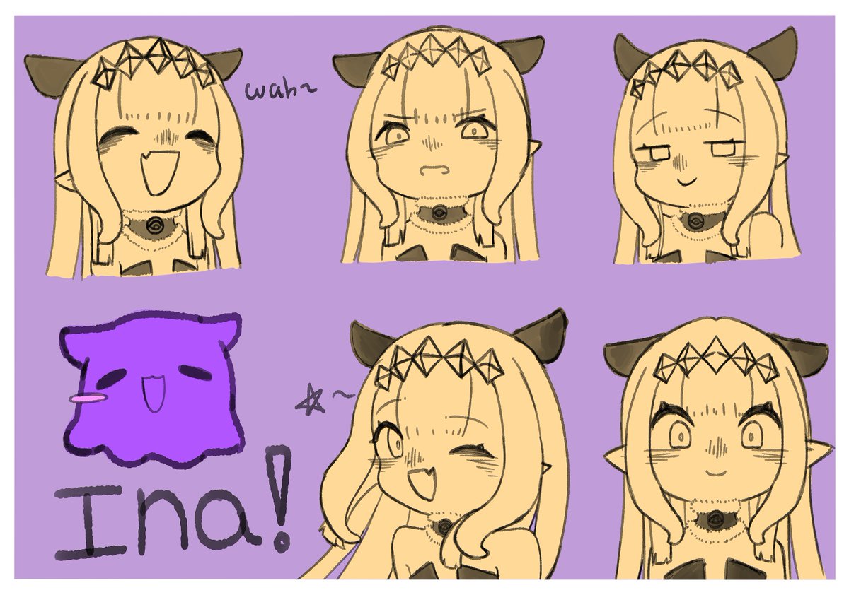 Just some more expression doodles! 

#inART #いなート