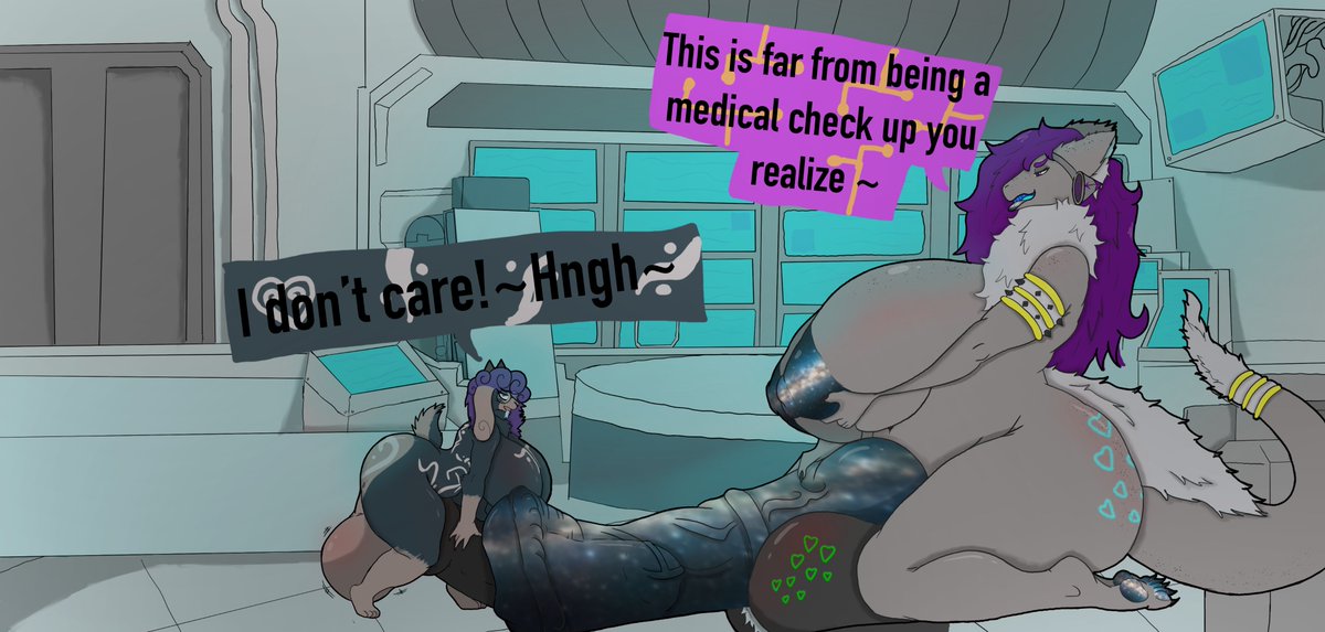 Heavy size difference is great for a lot of things, this I think is one of them !~

Commission for: Aceien  on Bsky

#furry #furryart #furrycommission