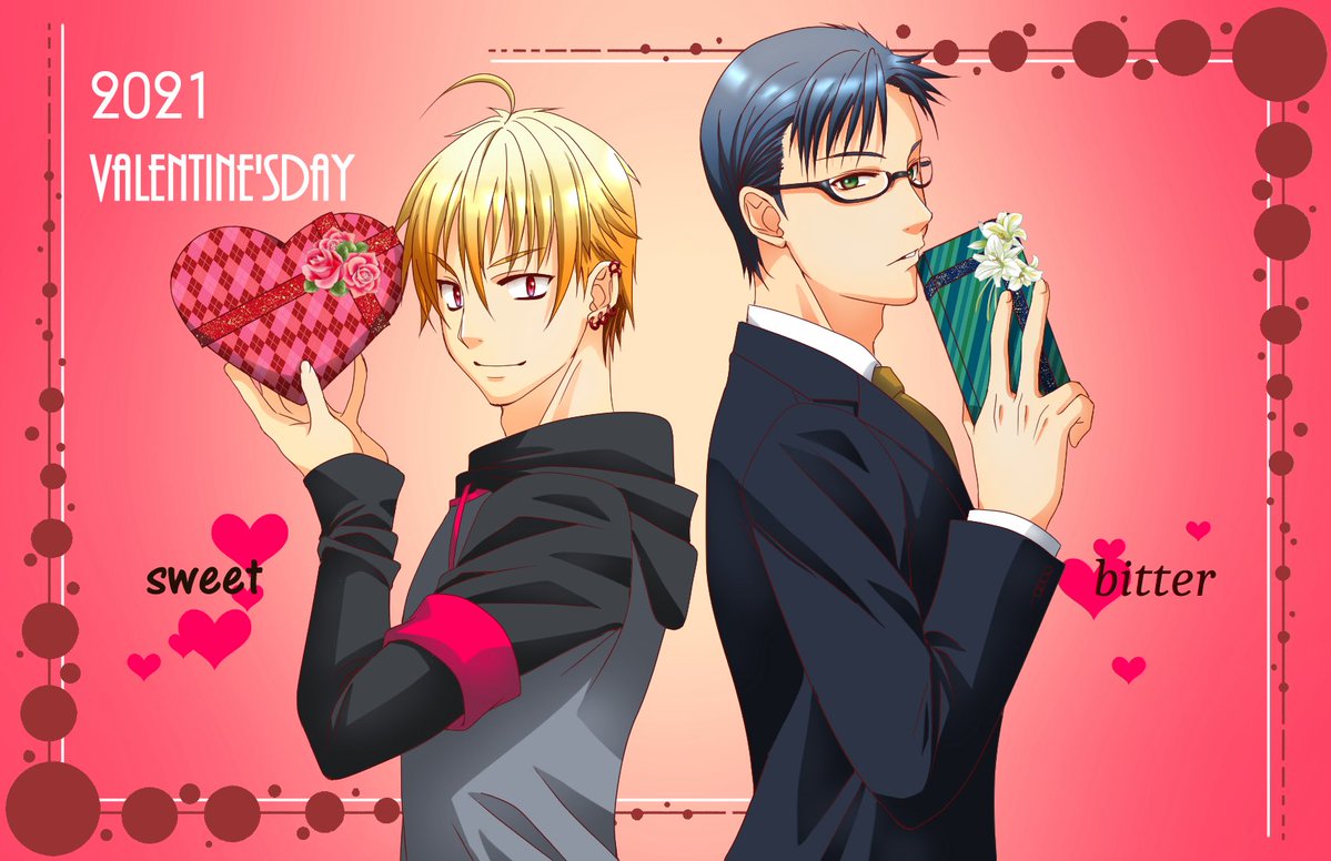 新規のバレンタイン絵はないので、過去絵で失礼します🍫五年前なので、見たことない人多いはず。
結構気に入ってます😆
テーマは「コンビニのバレンタインコラボキャンペーン」