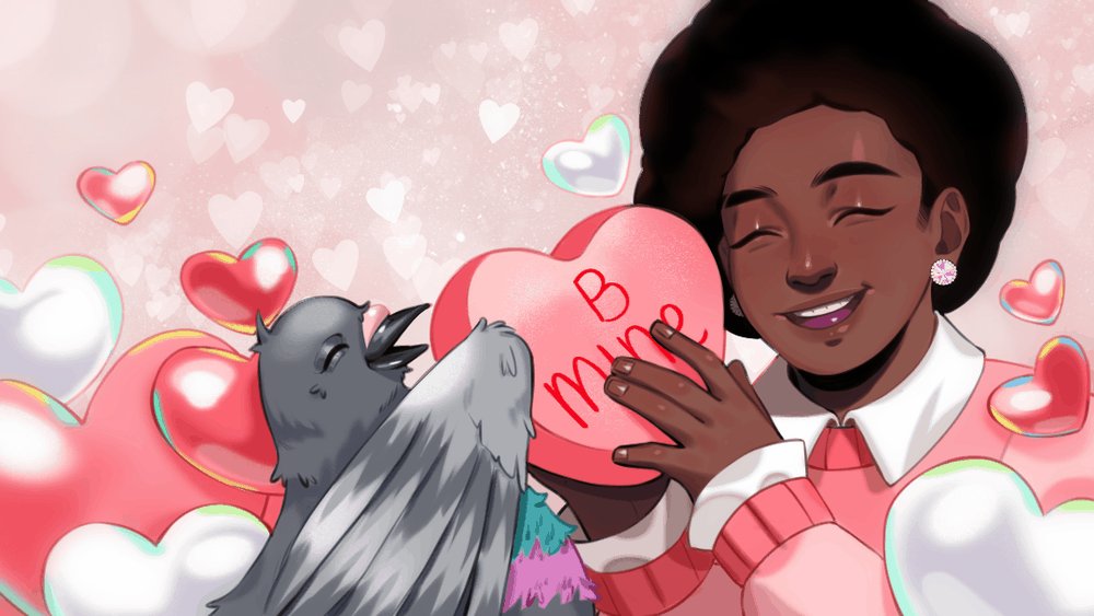 If you're seeing this, you're officially my valentine. No take-backs! 💌
 
I hope that whether you have someone to spend it with or you're kicking it solo, you enjoy your day to the best of your ability. Enjoy this new seasonal banner created for my Discord Server!
 
🎨: