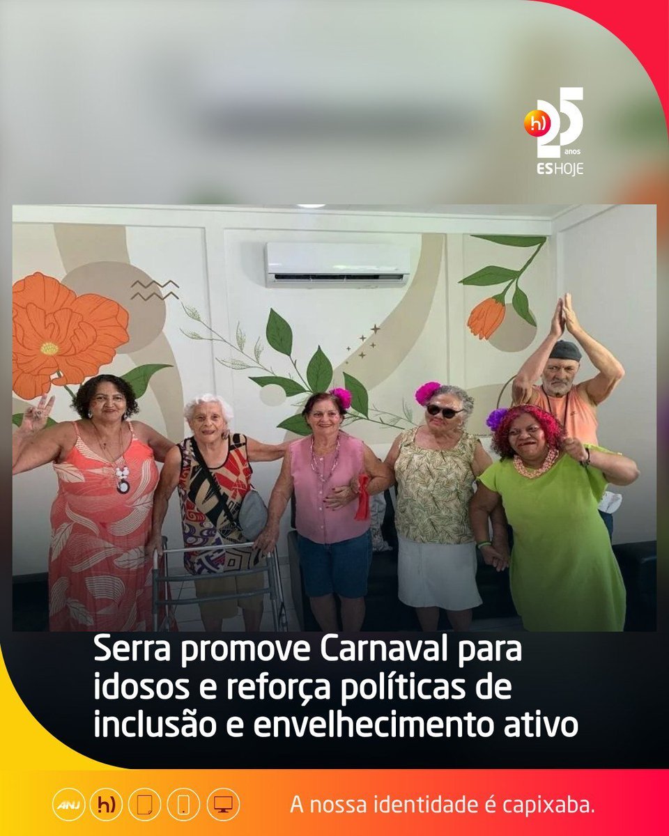 eshoje's tweet image. Um bloco de Carnaval voltado para idosos promove envelhecimento ativo e inclusão social. A iniciativa fortalece vínculos e garante o direito ao lazer.

eshoje.com.br/geral/2026/02/…

#carnaval #idosos #eshoje
