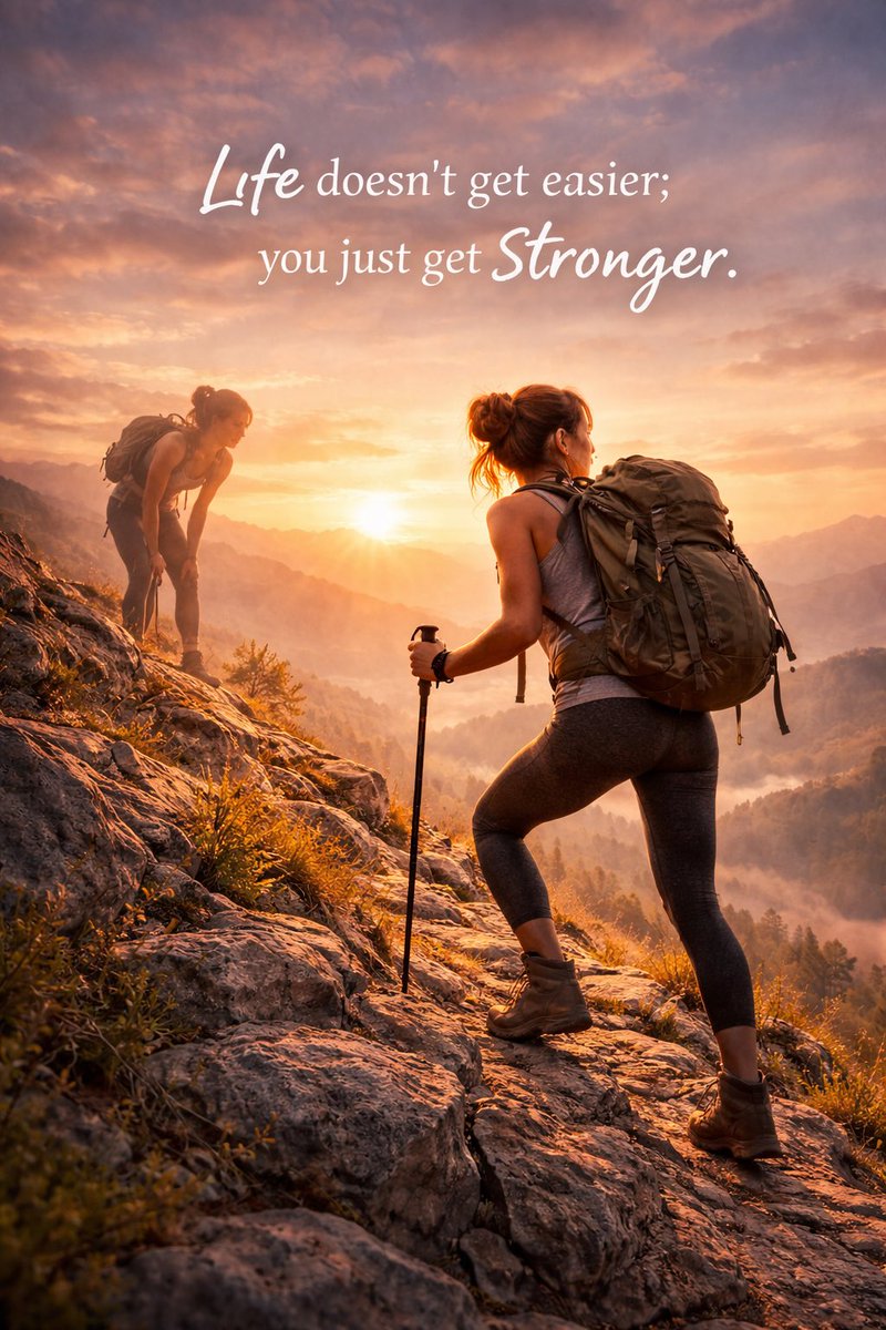 Life will always come with pressure,responsibilities,disappointments, uncertainty,and change. 

What shifts over time isn’t the weight of life and your capacity to carry it.

Experiences stretch you.
Pain teaches you endurance. 
Failures sharpen your wisdom. 
The things that once