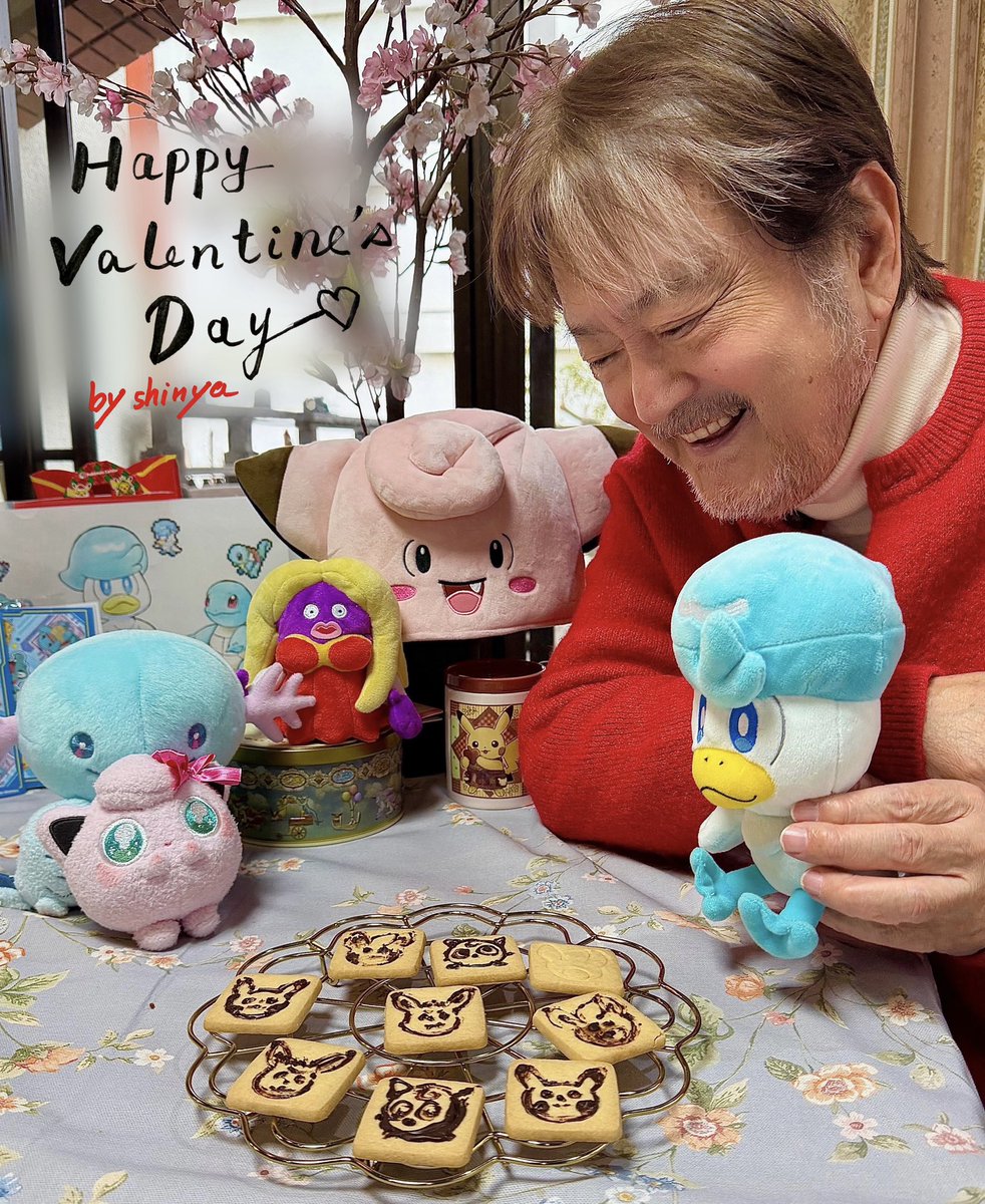 バレンタインデー。

クッキーにチョコで
ポケモンを描いてみました。

好きなものを好きと言える日。
それがいちばん幸せですね。

よし、元気でいきましょう。

#バレンタイン  #ぬい活