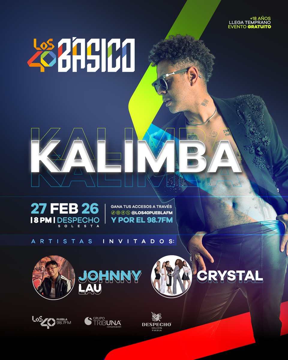 Los 40 Puebla 98.7 FM tweet media