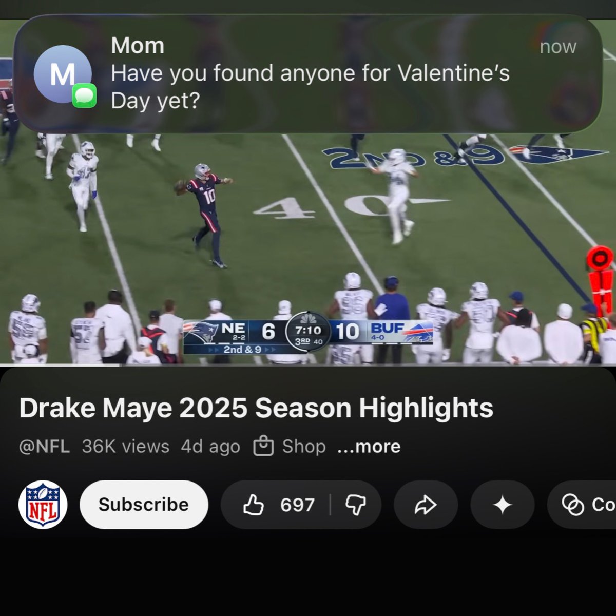 Drake Maye Lover tweet media