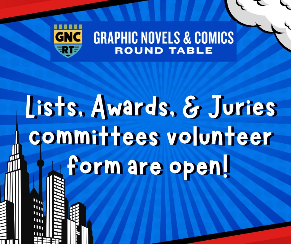 ALA Graphic Novels & Comics RT 🔜 #NYCC tweet media