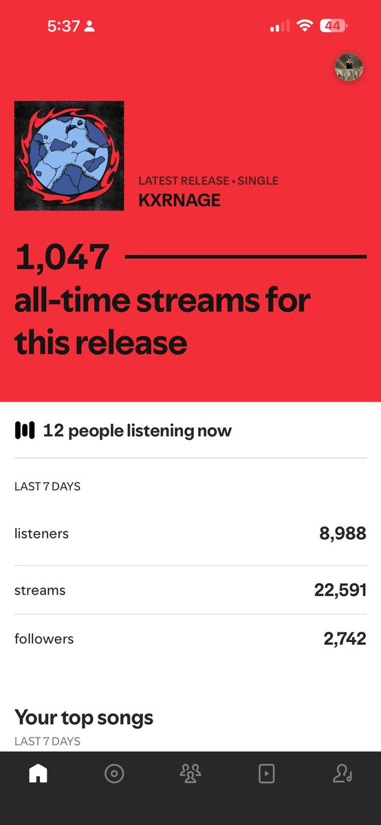 Welp… track number 2 going fucking crazy. I’m grateful