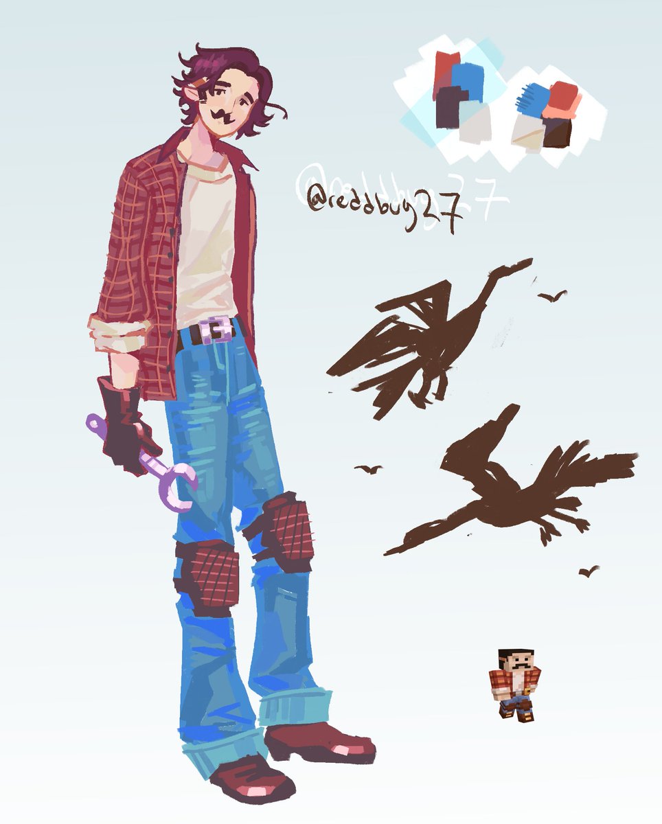 get drawn idiot!!! #mumbojumbofanart #Hermitcraftfanart