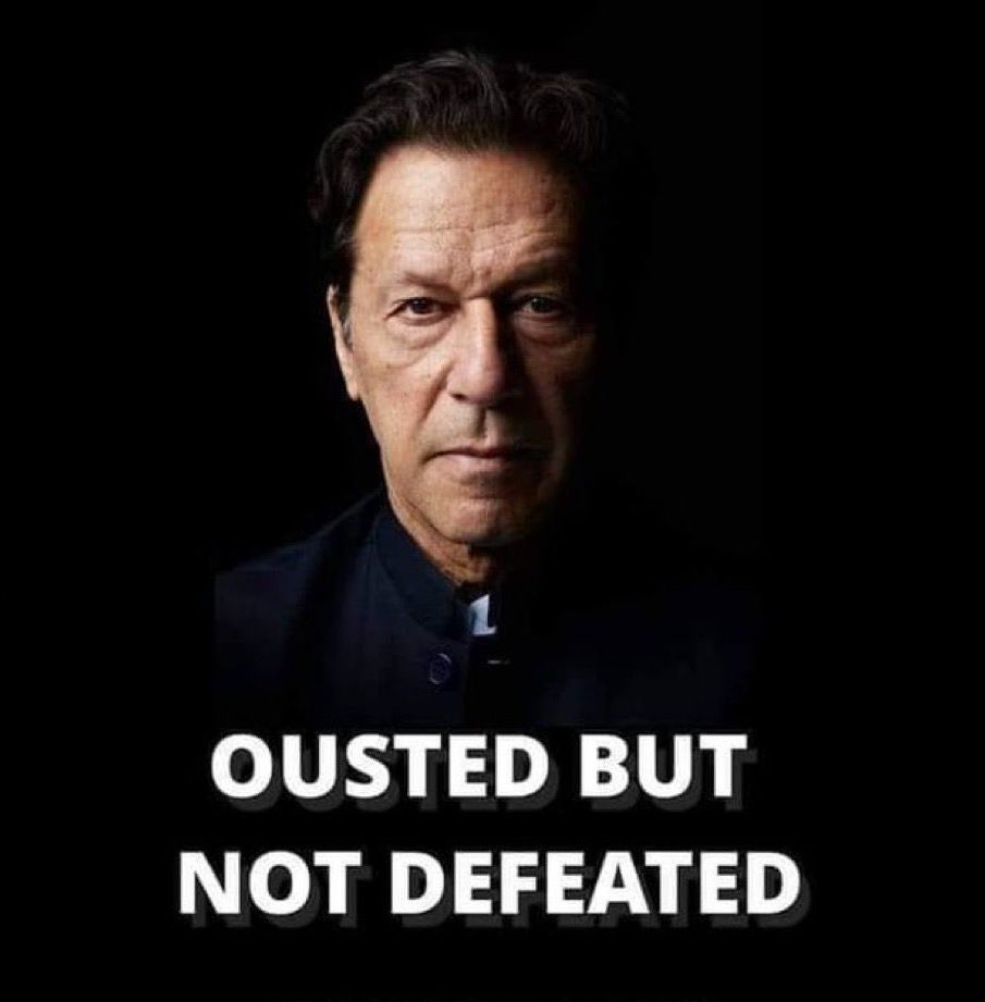 Ousted, but still standing tall.