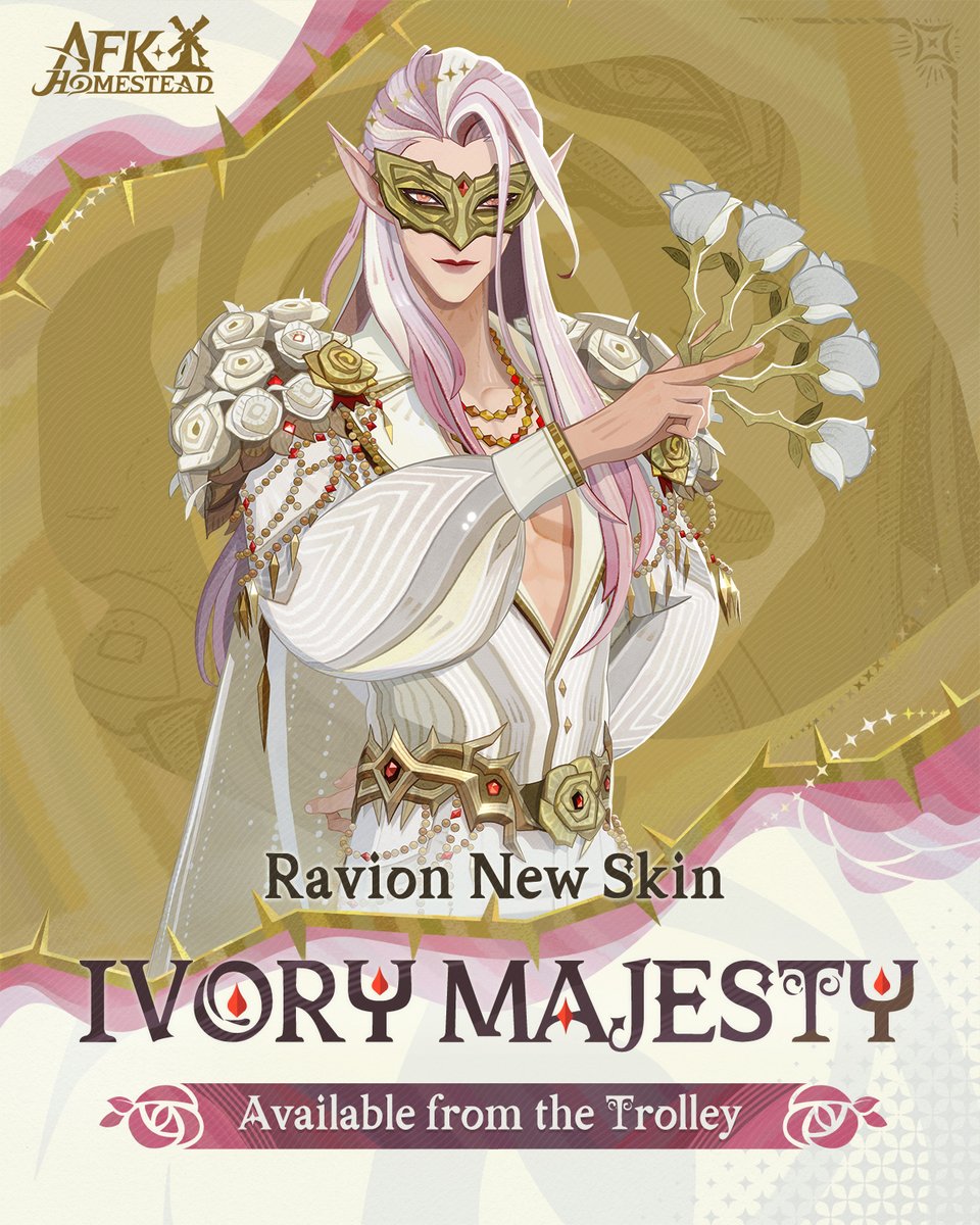 🌹 Ivory Majesty: Ravion SkinThe prince of Sal’thor... 🌹 Ivory Majesty: Ravion SkinThe prince of Sal’thor...