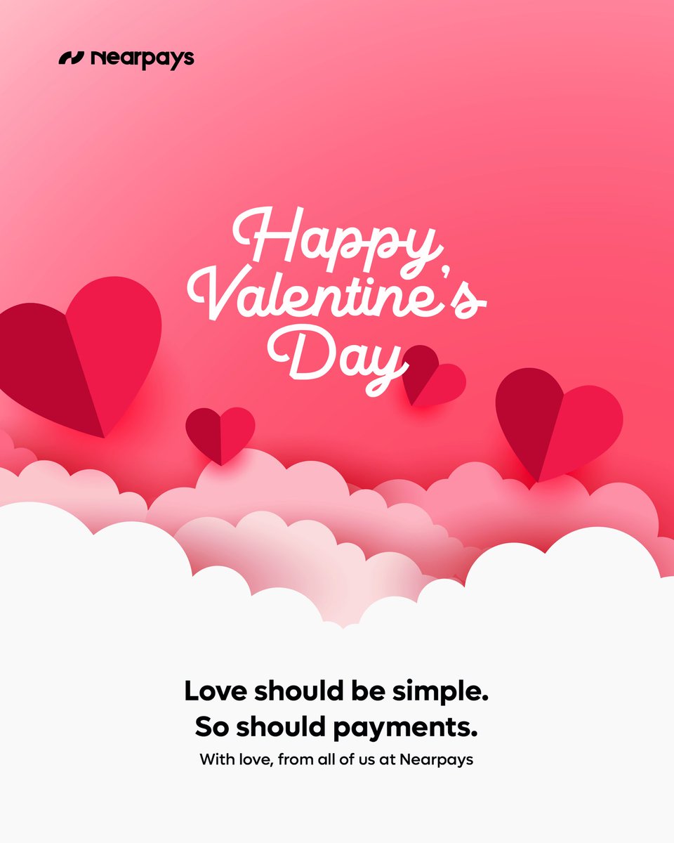 Love should be simple. ❤️
And getting paid should be even simpler.

This Valentine’s Day, choose smoother payments, faster confirmations, and smarter business growth with Nearpays.

Let love lead your business. Open the Nearpays app today.

#happyvalentinesday #nearpays #softPOS