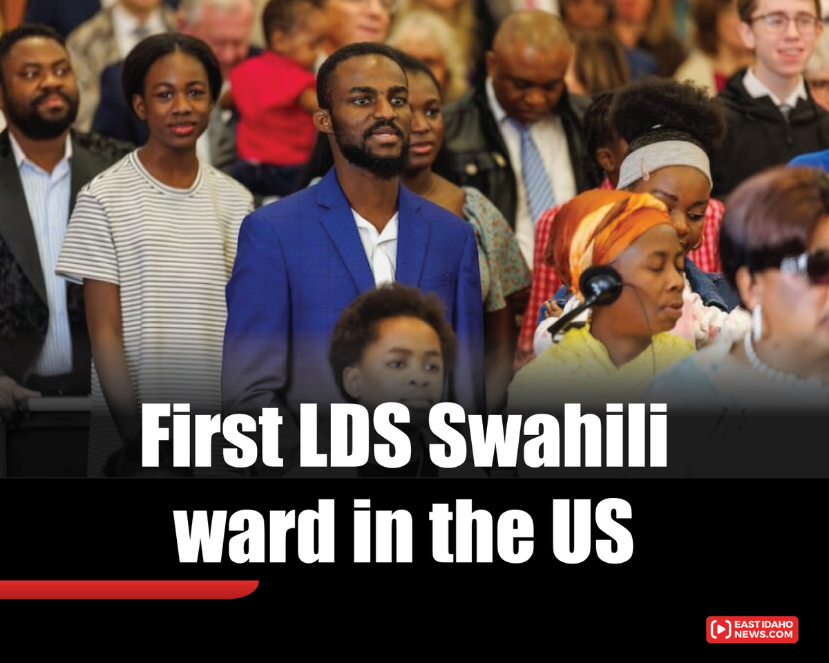 Sunday marked a milestone for Treasure Valley members of the Church of Jesus Christ of Latter-day Saints: the announcement of the first Swahili-language ward in the U.S.

eastidahonews.com/2026/02/tears-…

#EastIdahoNews #LDSNews