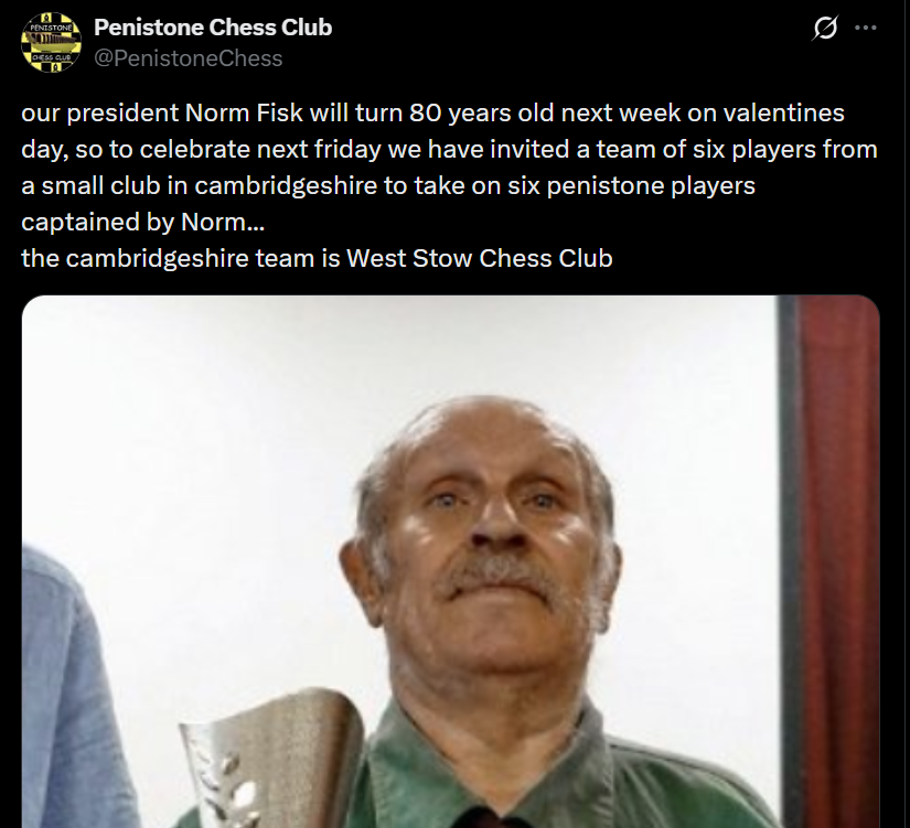 Penistone Chess Club tweet media