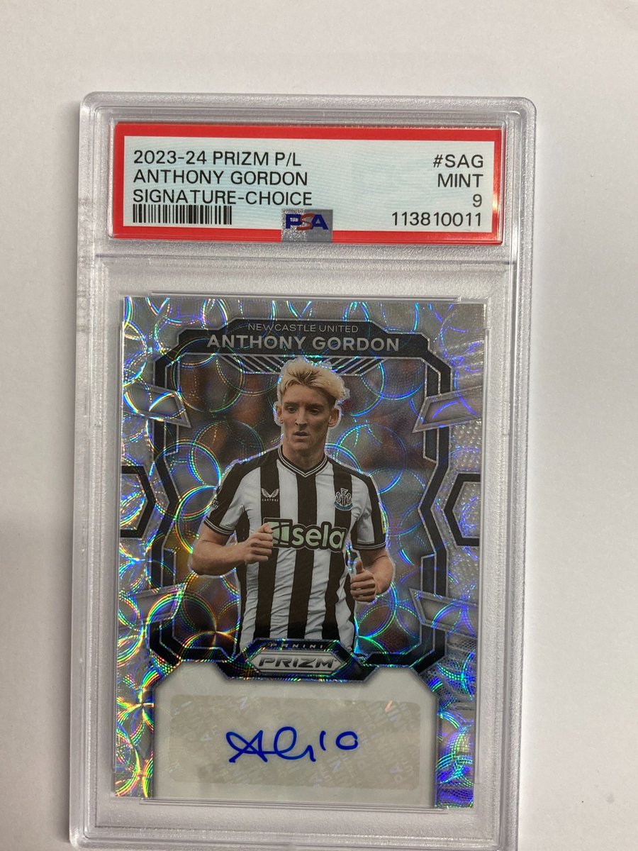 PANINI PRIZM PREMIER LEAGUE 23/24 ANTHONY GORDON NEWCASTLE AUTO