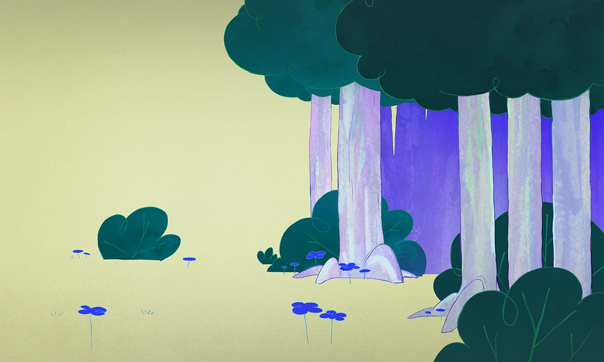 Knights of Guinevere Announcement Trailer Colorscripts and Backgrounds Layout and BG Paint. 
Storyboards by Dana Terrace I just painted them in. Adam Smith our editor designed the initial KOG Park Planet logo and I took it to final polish.