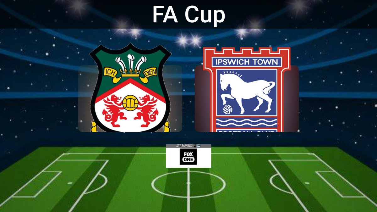 FA Cup | Cuarta Ronda 
Wrexham 🆚 Ipswich Town 
13:45 HRS 
📱💻 <a href="/watchfoxone/">FOX One</a> 

🎙️ <a href="/renetrejo19/">René Trejo</a>
🎙️ <a href="/santigoal/">Santiago Gonzalez</a>
🎙️ <a href="/JuanJRueda/">Juanjo Rueda</a>

#WREIPS | #FACupEnFOX